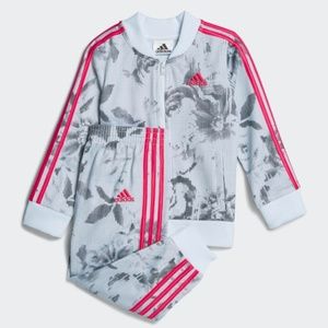 Adidas Infant Floral Bomber Set